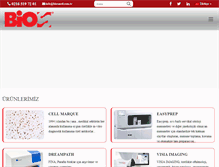 Tablet Screenshot of biosmed.com.tr